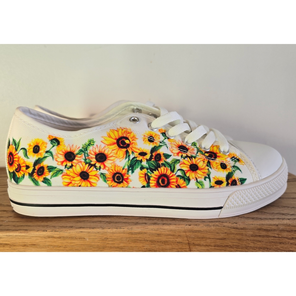 Floral Canvas Sneakers